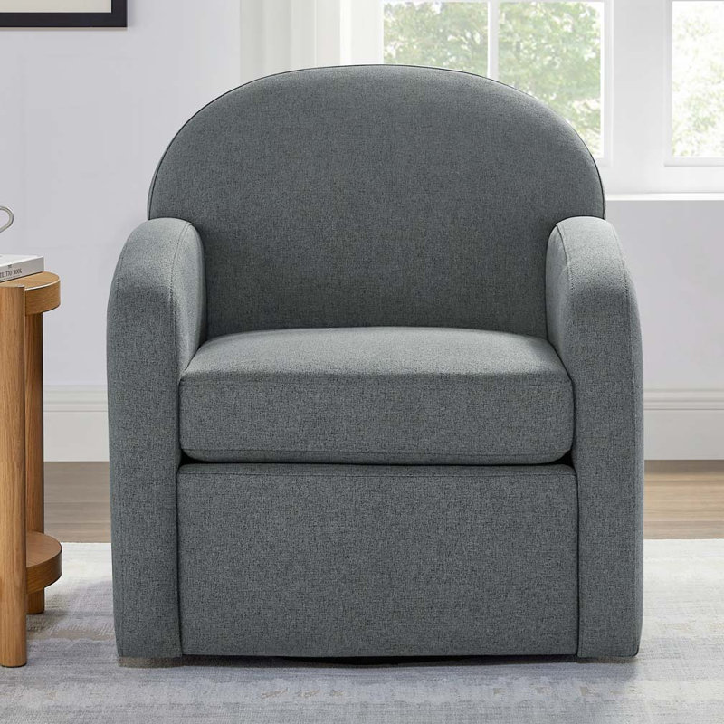 Fauteuil d'appoint pivotant, Gris