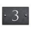 Slate House Number Rectangle Wall Mounted Required