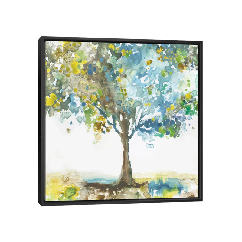 « majestic », reproduction sur toile, H 18 po x l 18 po x P 1,5 po, Toile avec cadre noir, Pas de tapis
