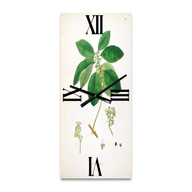 Horloge murale Botanicals V, Grand