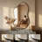 Irregular Tempered Glass And Aluminum Alloy Framed Wall Mirror-255948727-255948726