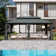 Aluminum Galvanized Steel Patio Gazebo with Double Roof Gray