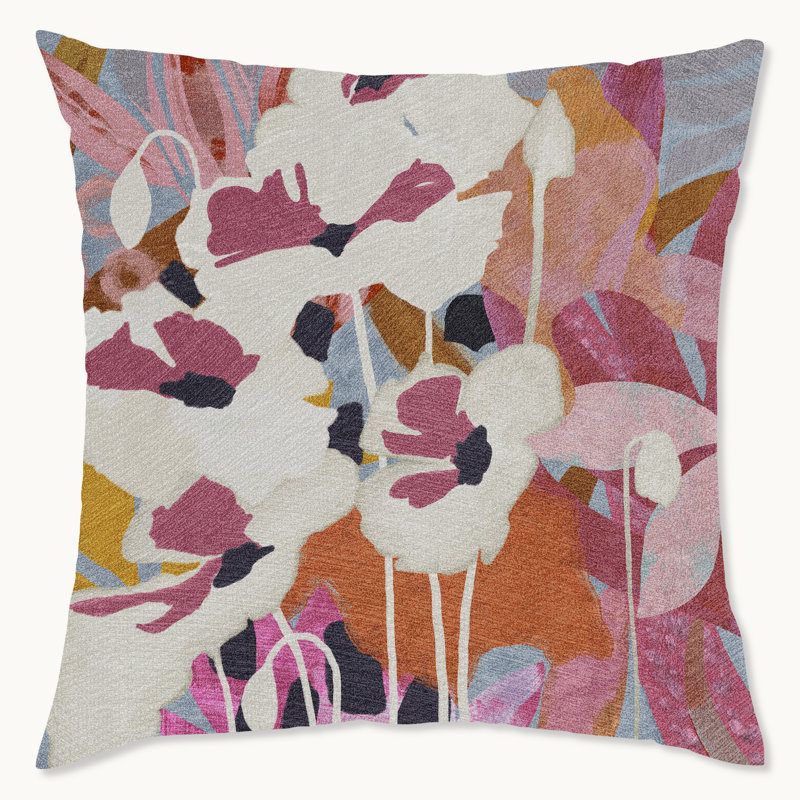 Floral Throw Pillow