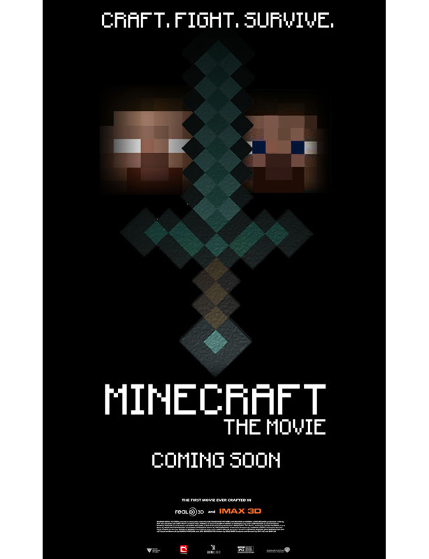 Minecraft, 18" H x 11" W