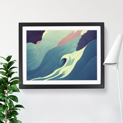 Abstract Waterfall - Framed Print