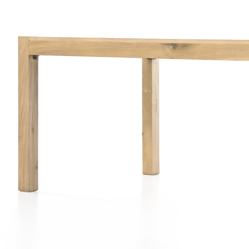 Isador Solid Wood Dining Table, Dry Wash Poplar, 30" H x 96" L x 42" W