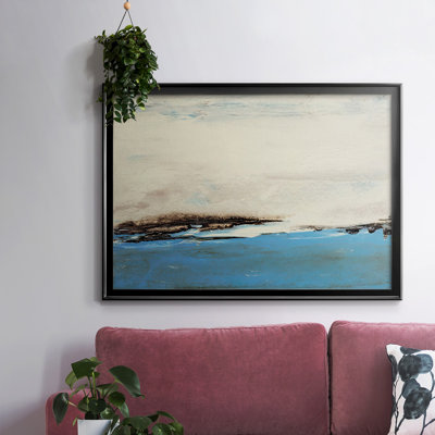 «Bridges Cyan II», toile tendue avec cadre_2781855