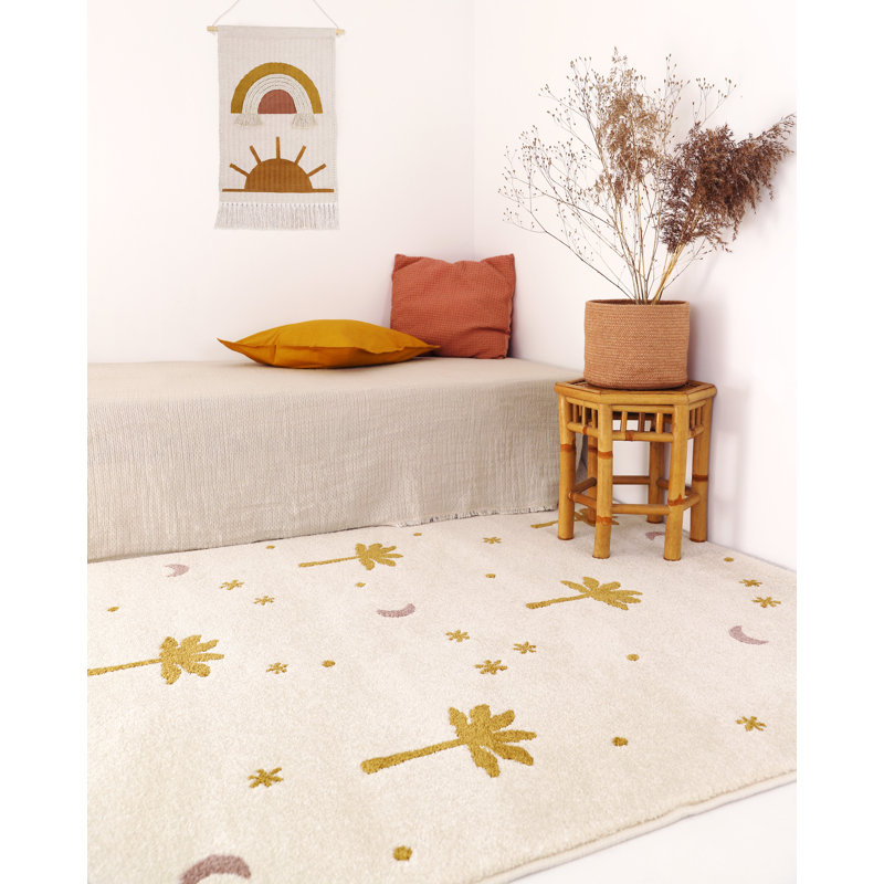 Cobos Tufted Beige/Orange Rug