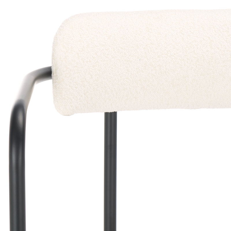 Tabouret Liana, Blanc