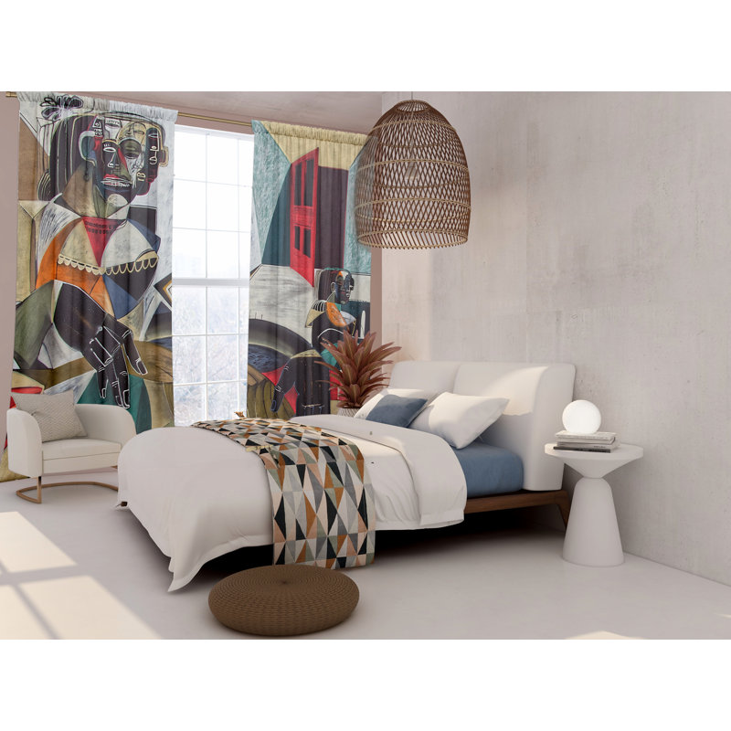 Blackout Curtain Panel Pair, 148 W x 350 D cm