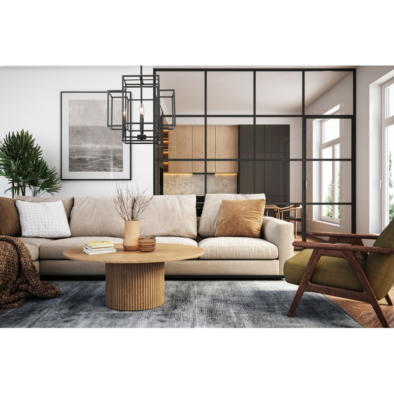 Luminaire suspendu 4 lumières Titania, H 18 po x l 18 po