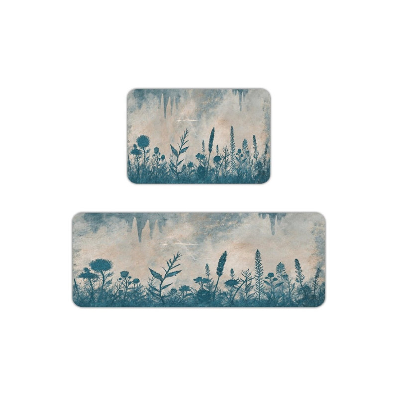 Tapis de cuisine rétro, 2 unités