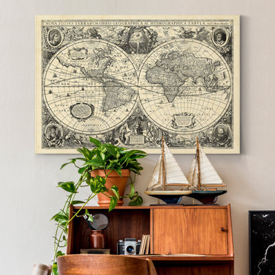 " Vintage World Map "