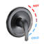 Pomme de douche avec système de douche à main avec pomme de douche à pluie de 8 po (soupape brute incluse)-129589957