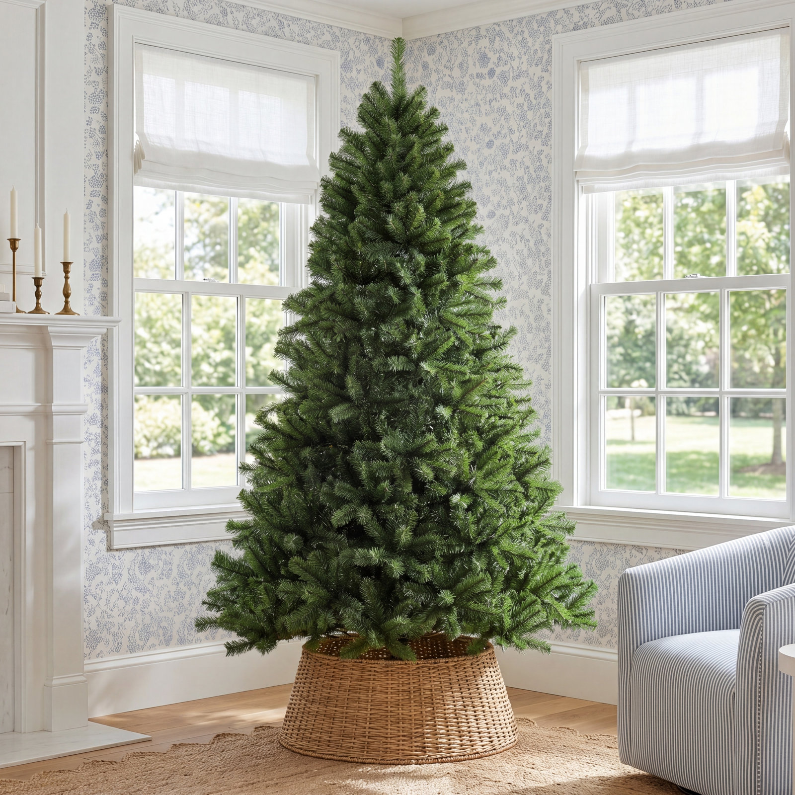 90' Artificial Fir Christmas Tree