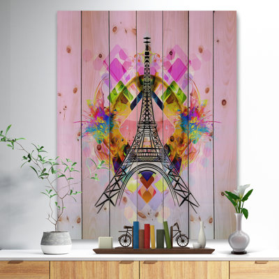 « brillante eiffel tour art », impression sur toile