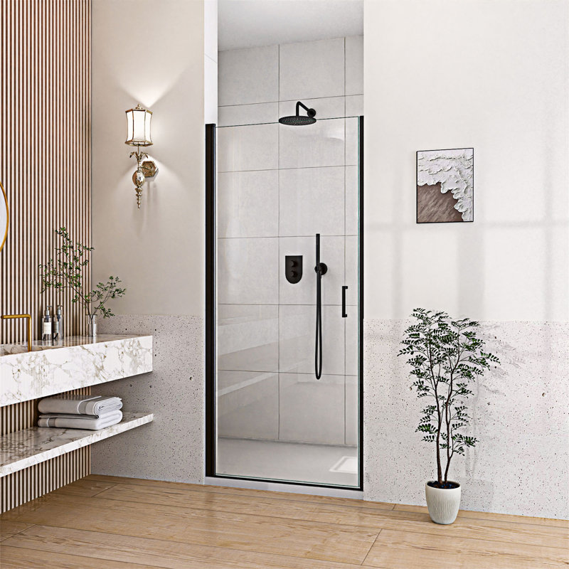 Semi-Frameless Circular Pivot Shower Door