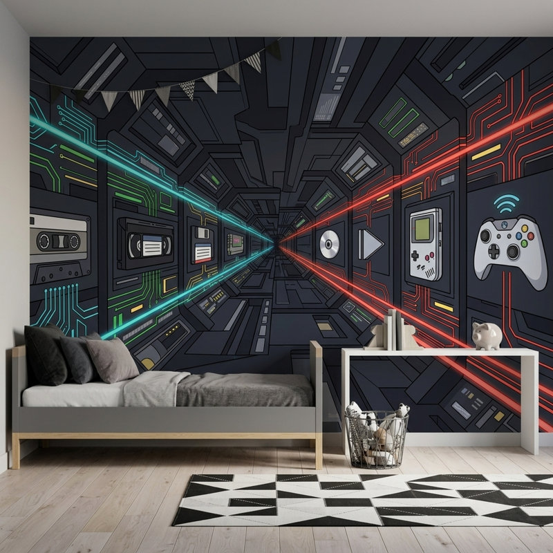 Décoration murale amovible Walls, Texturé non collé, 160 po x 108 po