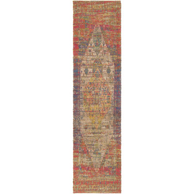 Micharl Cotton Ikat Indoor Rug