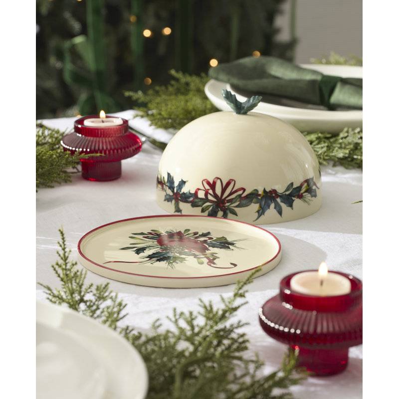 Lenox Winter Greetings Small Covered Dish