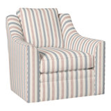 American Bungalow Nicholas Barrel Back Swivel Chair