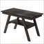 Ensemble de salle à manger à hauteur de comptoir rustique avec rangement, table en bois 6 pièces, banc et 4 chaises pour cuisines modernes et petits espaces-129945705