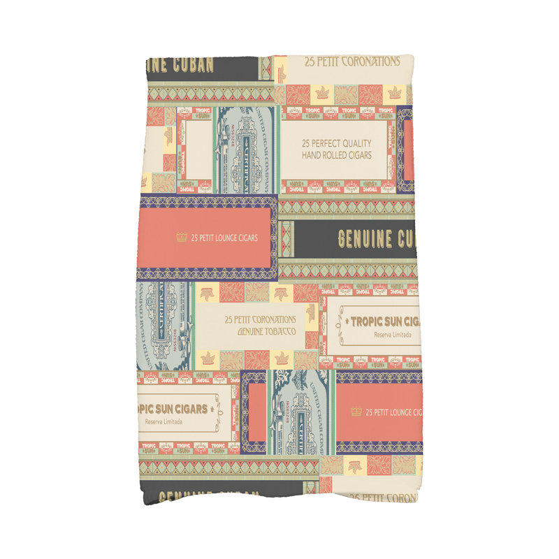 Amergin Tea Towel Kitchen Towel, Orange