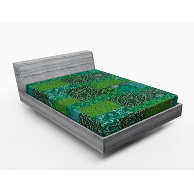 Microfiber Patchwork Fitted Sheet