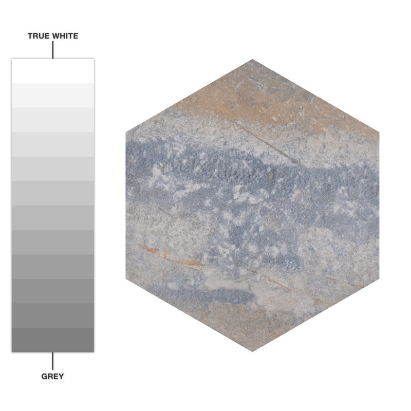 Pompeya Grand Hex 19" x 22" Porcelain Stone Look Wall & Floor Tile