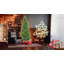Arbre de Noël mince de 7,5 pi - 1396 pointes, branches en PE + PVC, conception à charnières pour une installation facile, support en métal stable - idéal pour les coins et les petits espaces-410390053