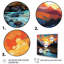 «Sunset Colorful River Mountains Horizon II», art mural fruits-1125558231-1125558208