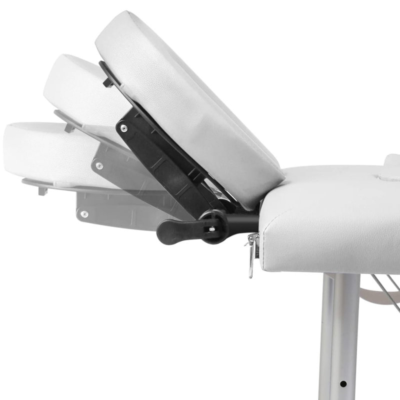 Table pliante réglable 73 po, Blanc crème