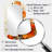 Orange and white Floral Radiance I - Abstract Collages Cylinder Large Wall Mirror, Modern Asymmetrical Unique Mirror, Printed Metal Art-1649952534