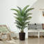 Adcock UV Resistant Artificial Palm Tree, Faux Palm Tree with Decorative Base for Indoor Outdoor-234380061-234380131
