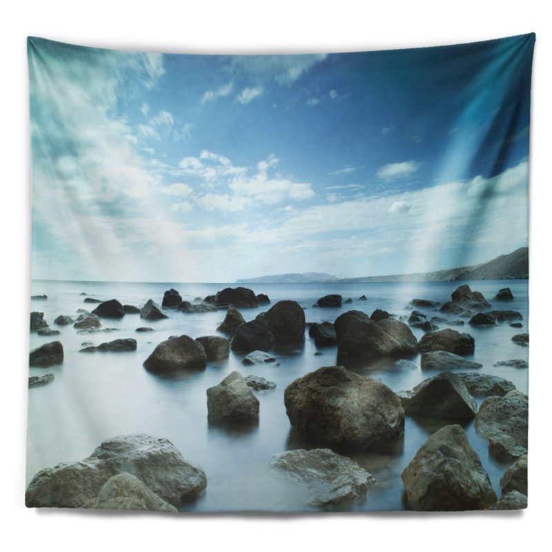 Tapisserie «Sleeping Sea Under Blue Sky», H 32 po x l 39 po