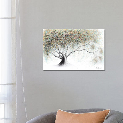 Gentle Golden Bloom by Ashvin Harrison - Wrapped Canvas Gallery-Wrapped Canvas Giclée