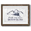 Déplacer les montagnes - impression encadrée rustique avec tableau mat-507435176