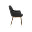 Fauteuil rembourré Beatriz 19,5'' H - Noir-732827644-732827647