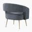 Fauteuil d'appoint 27,5 po Candide Modern Glam-1690656005