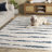 Evgeniy Venus Shag 600 Performance Striped Rug-1664799218