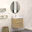 Meuble-lavabo mural 24 po avec lavabo en résine intégré