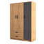 Vianne 3 Door Manufactured Wood Wardrobe-1317848049