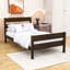 Lit simple avec tête et pied de lit-681261527