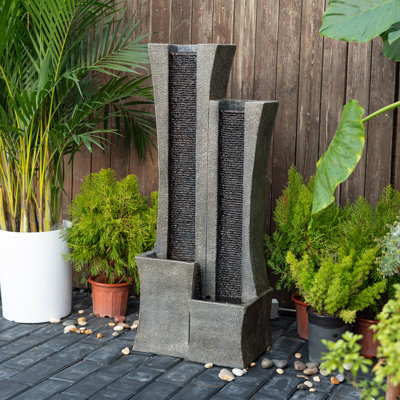 Jeniel Outdoor Fountain with Lights