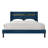 Velvet Platform Wingback Bed -2044626570-2044626575