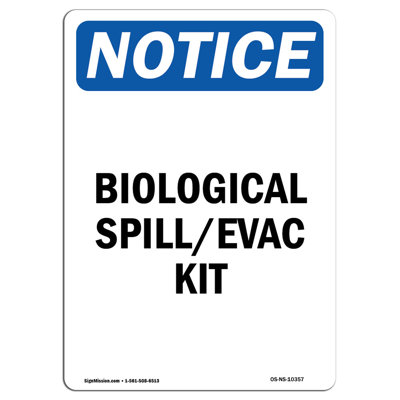 Enseigne d'évacuation biologique