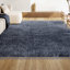 Tapis bleu à poils longs Felicdad-835342544