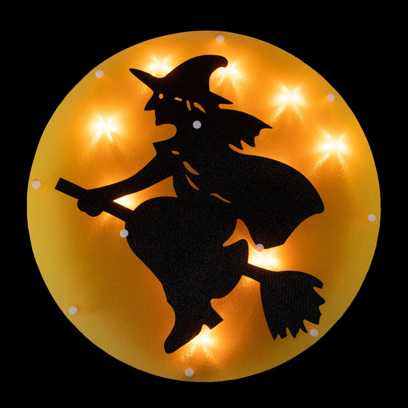 Silhouette de fenêtre d'Halloween 13,75 po