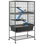 Cage à furet, grande cage de 59 po H avec plate-formes amovibles, plateau profond coulissant, tablette de rangement, cages en métal pour petits animaux sur roues pour chinchillas, cochons d'Inde, lapin, planeur à sucre
