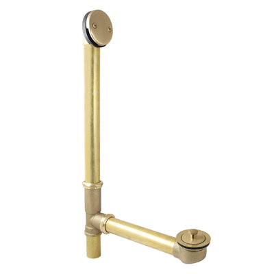 Kingston Brass Made To Match 23-Inch Brass Lift and Turn Tub Waste and Overflow